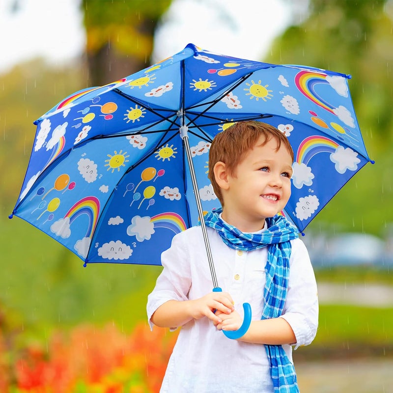 EAONE Kids Umbrella, Windproof Auto Open Stick Umbrellas for Rain Toddler Girls Boys… - Image 5